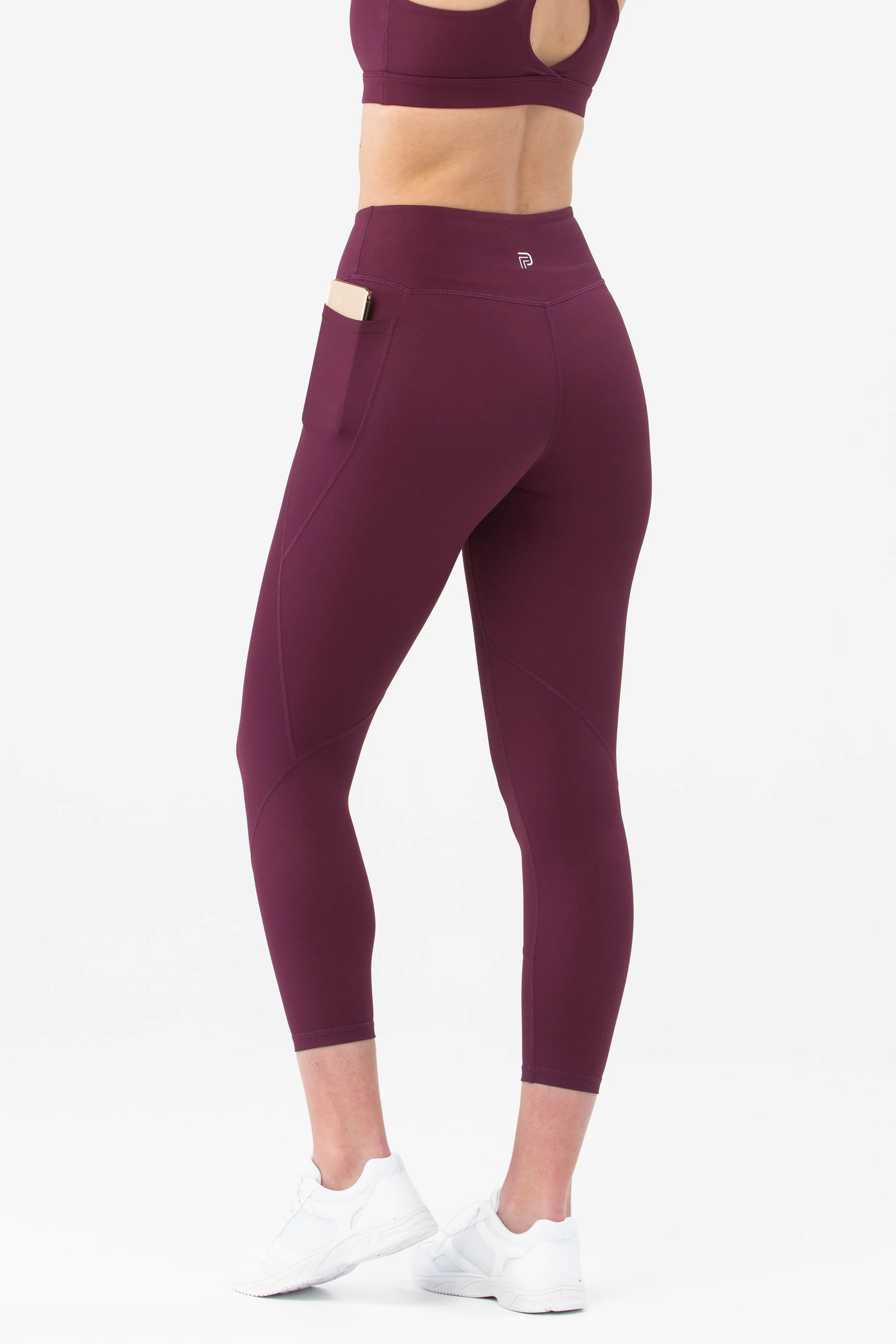 Accelerate Berry Pocket 7/8 Leggings