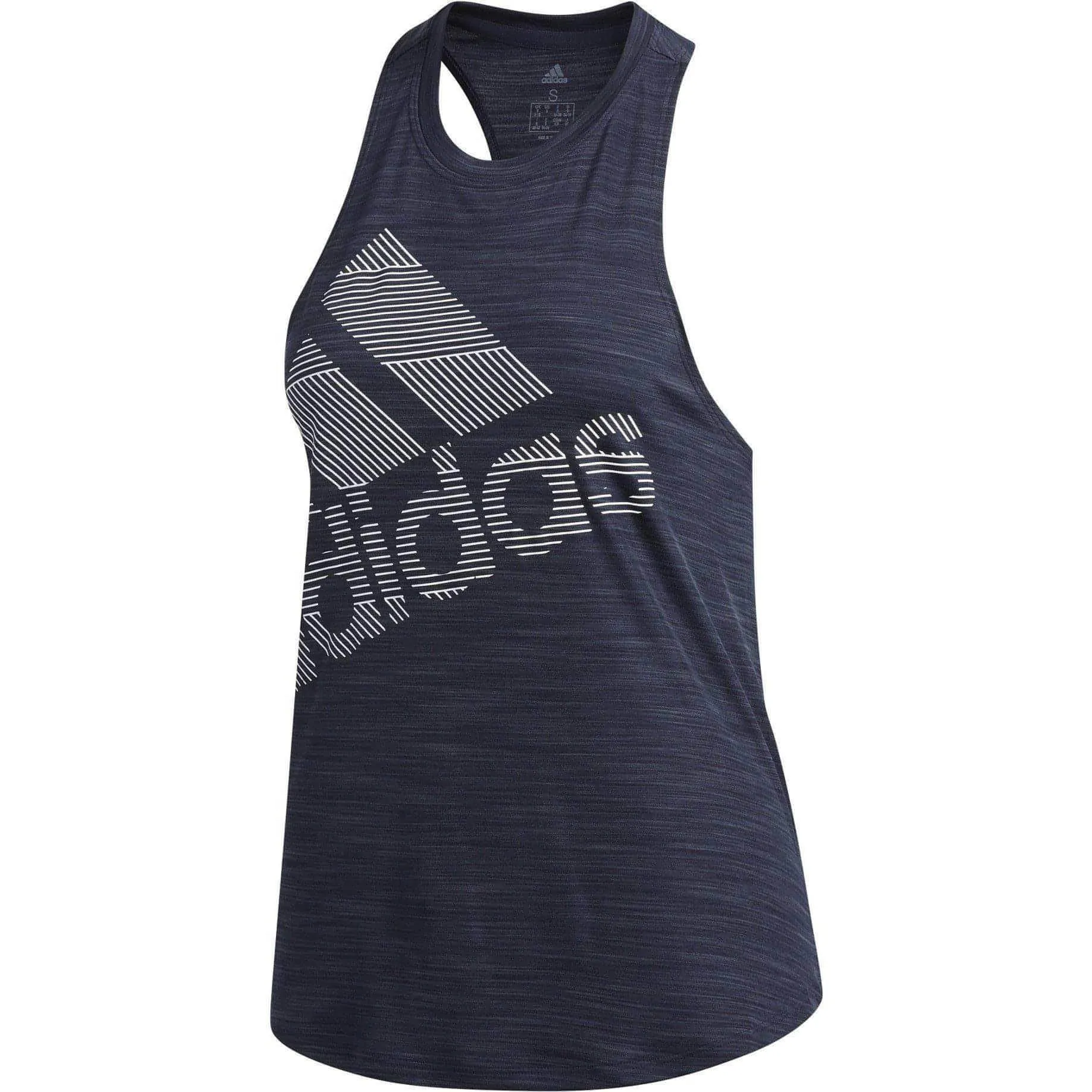 adidas Badge Of Sport Womens Training Vest Tank Top - Blue