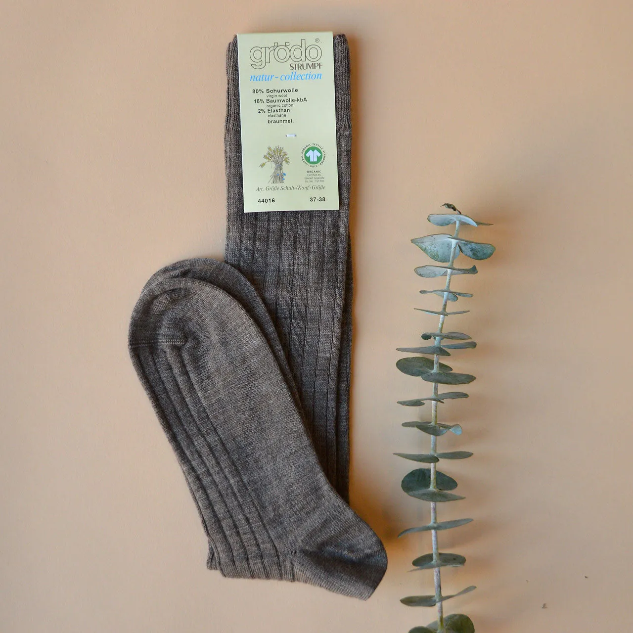 Adults Kneehigh Socks in Organic Wool/Cotton (37-42) *Returning 2025