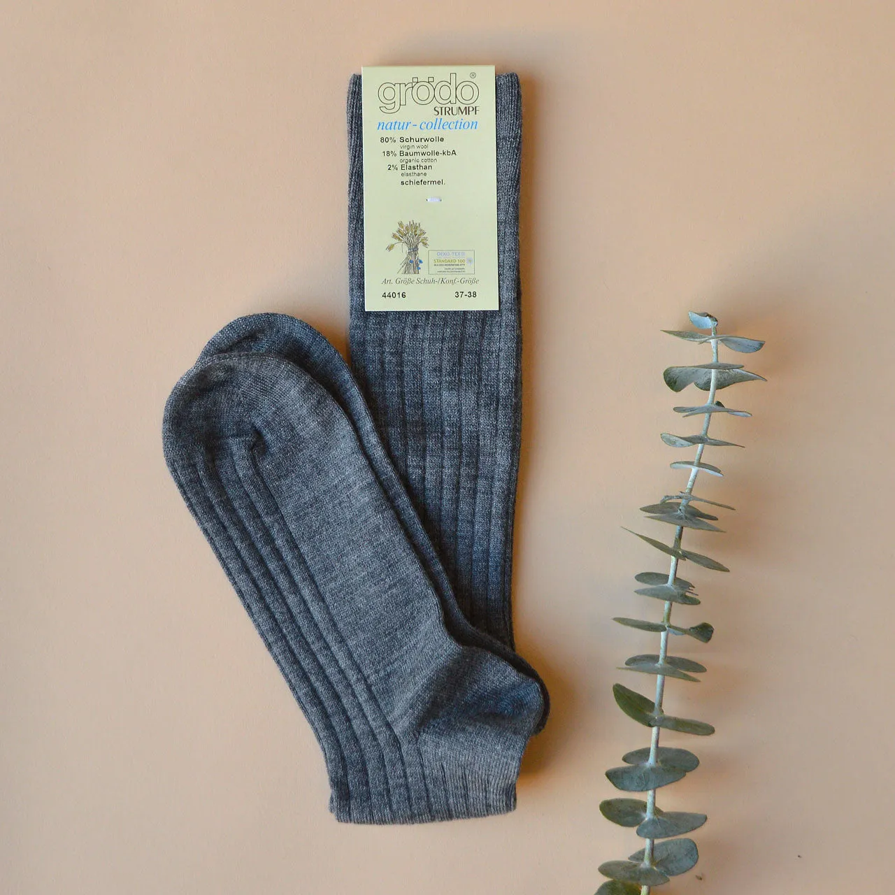 Adults Kneehigh Socks in Organic Wool/Cotton (37-42) *Returning 2025