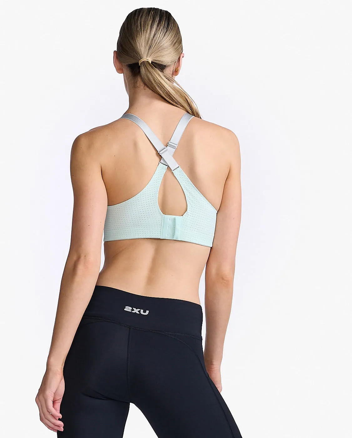 Aero Medium Impact Bra Glacier