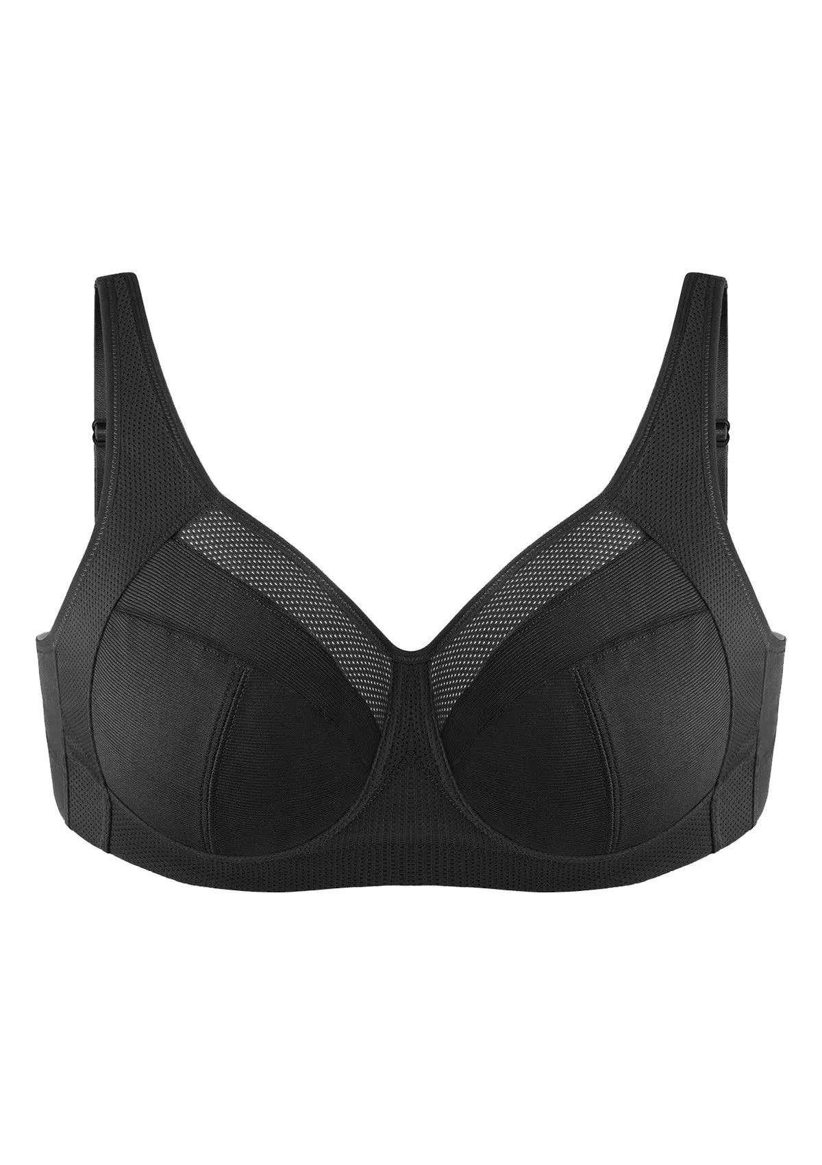 AiryComfort Full Coverage Unpadded WireFree Minimizer Bra