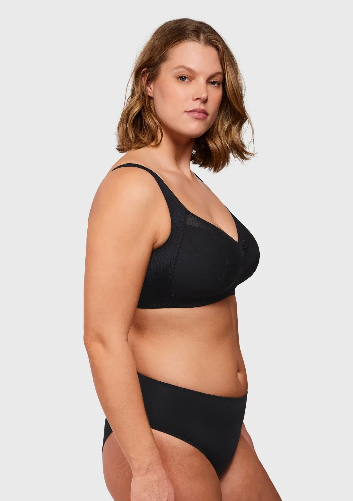 AiryComfort Full Coverage Unpadded WireFree Minimizer Bra