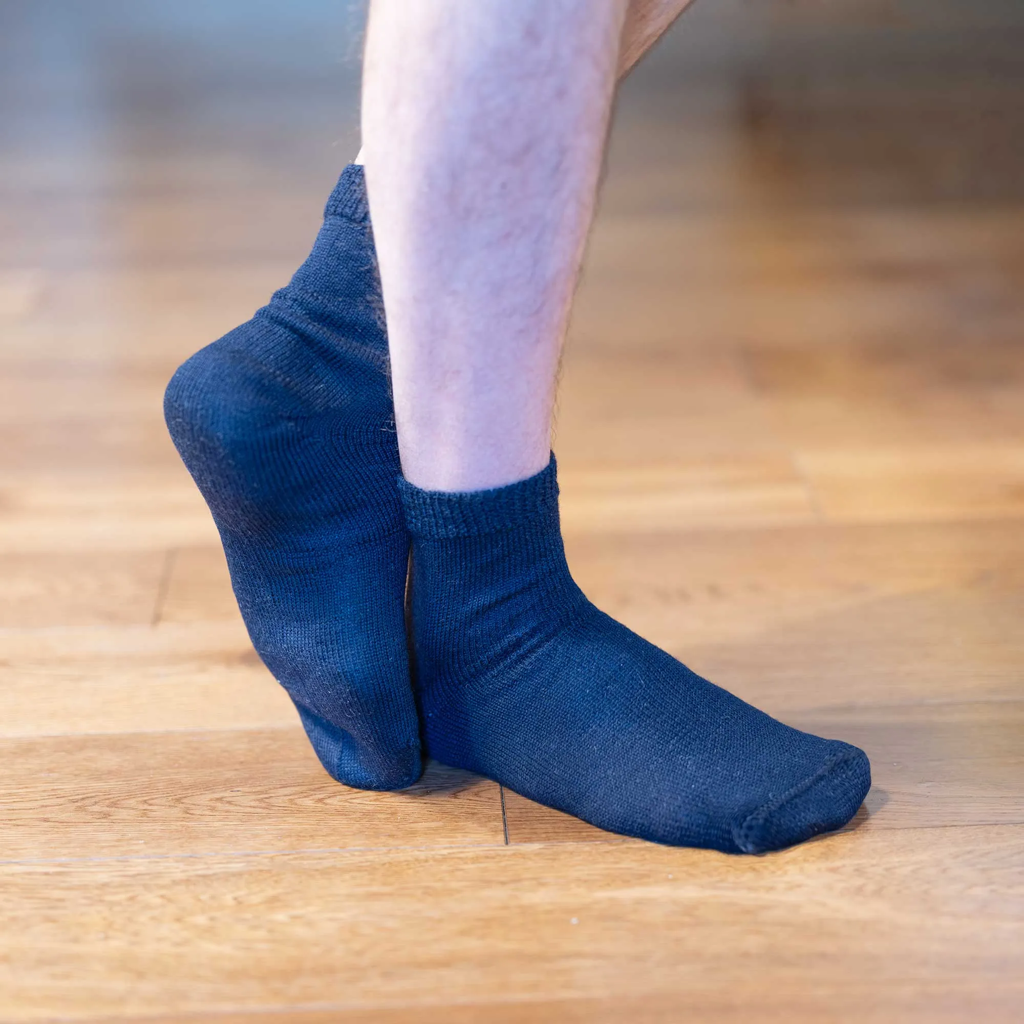 ALPINEVILLE Elastic-free 100% Organic Merino Wool Socks (No Polyester, No Latex, No Spandex, No Nylon, No Polyamide, No Plastic, No Synthetics) (100% Biodegradable)