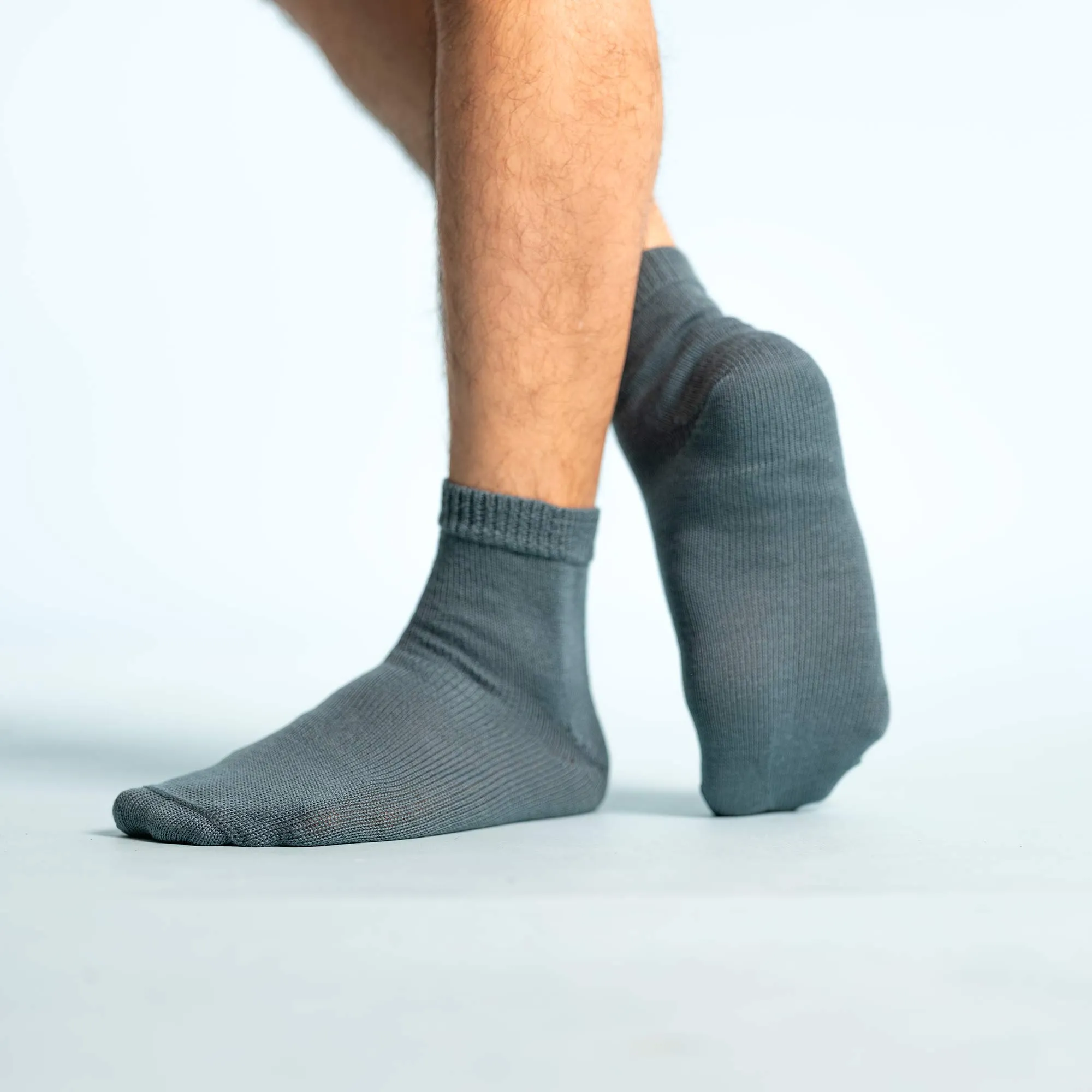 ALPINEVILLE Elastic-free 100% Organic Merino Wool Socks (No Polyester, No Latex, No Spandex, No Nylon, No Polyamide, No Plastic, No Synthetics) (100% Biodegradable)