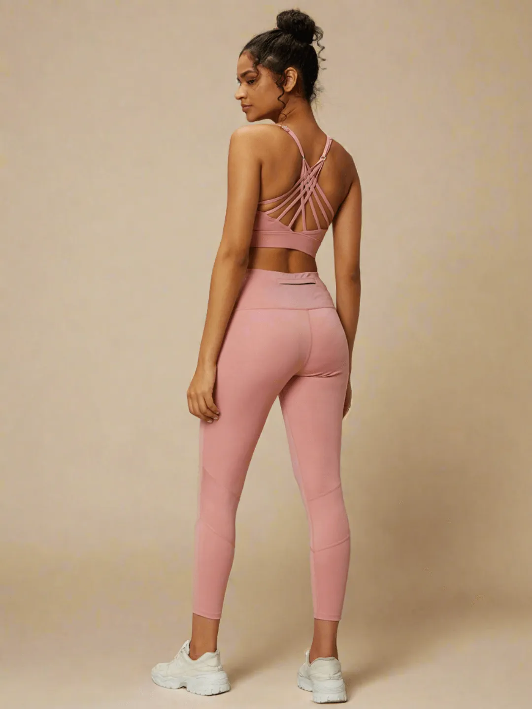 Ath Perform 7/8 High Waist Leggings Light Pink