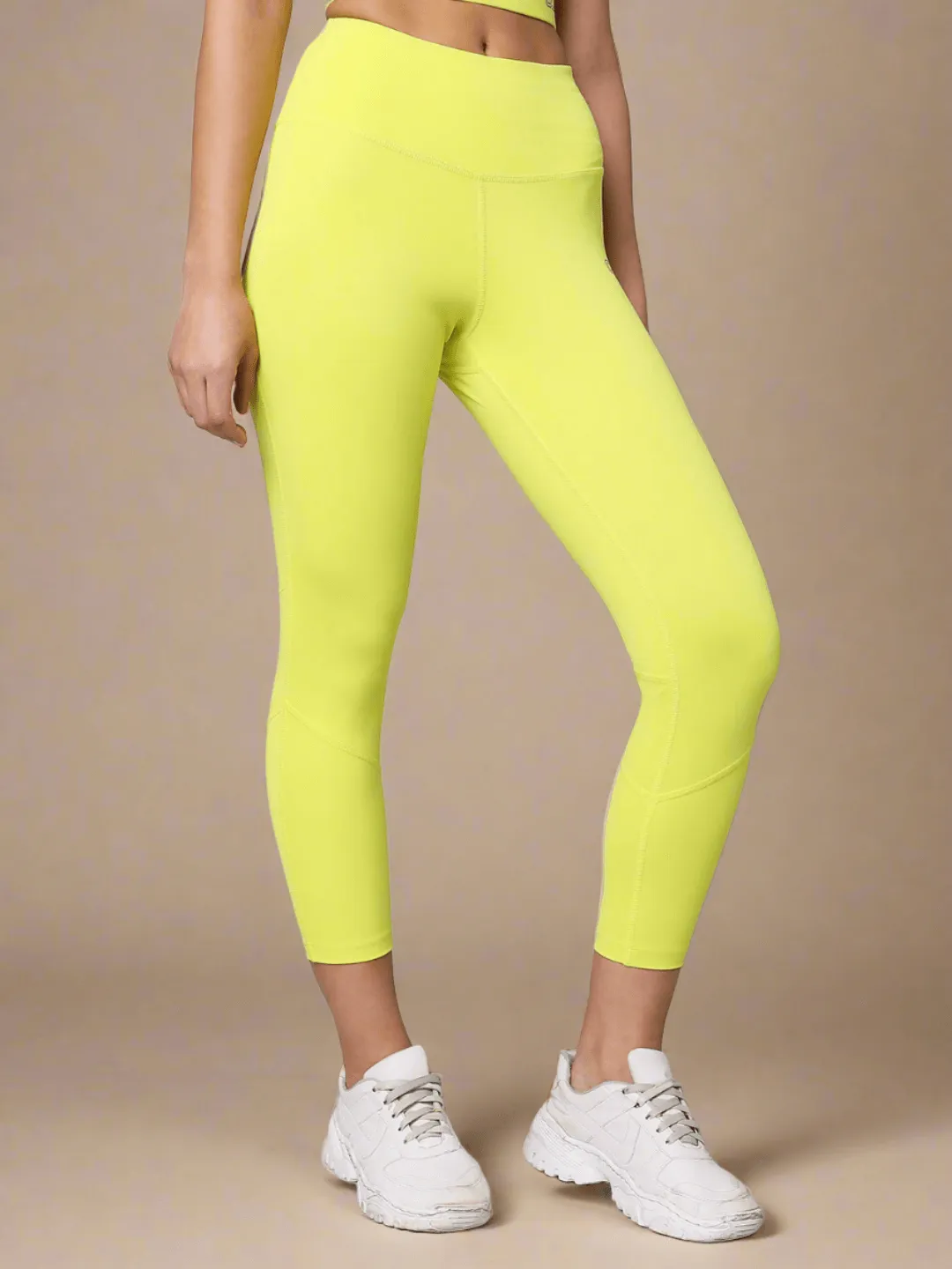 Ath Perform 7/8 High Waist Leggings Lime