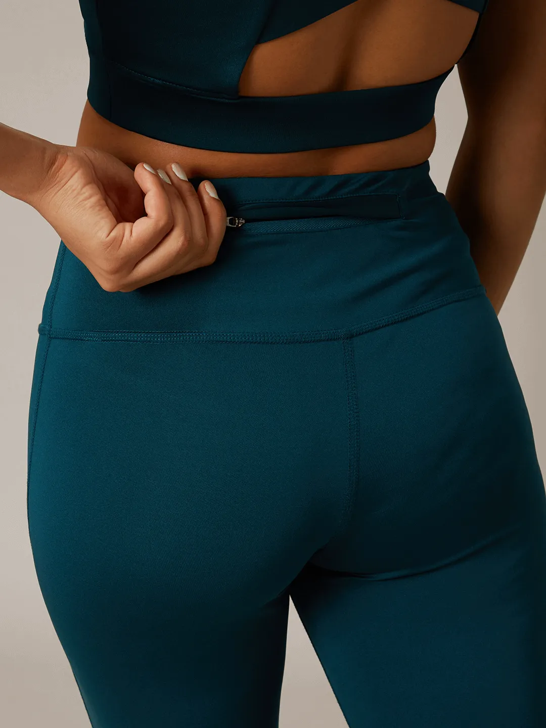 Ath Perform 7/8 High Waist Leggings Teal