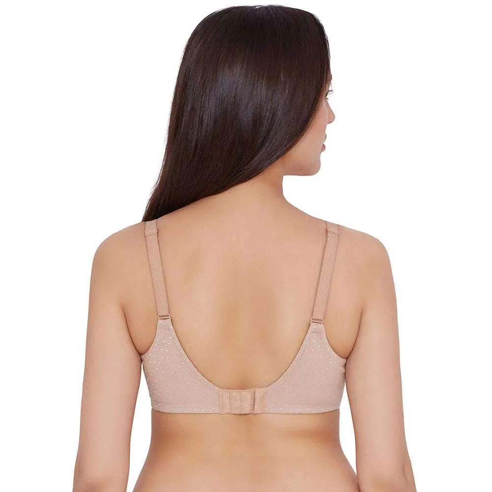 Back Appeal Contour Lightly Padded Wired Full Cup Everyday Wear Plus Size Full Support Bra - Beige