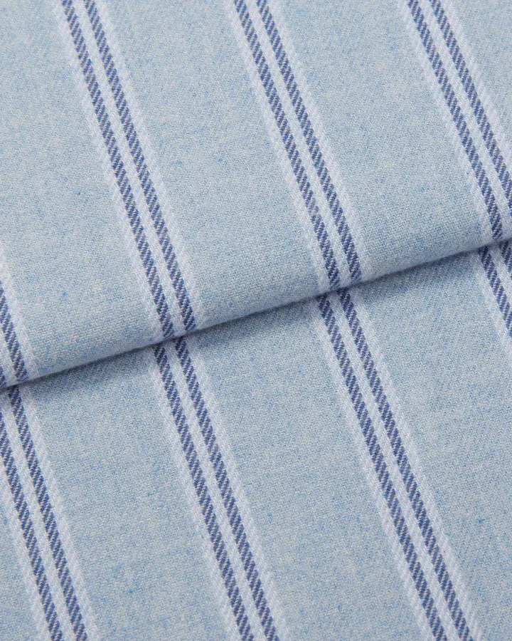 Bonsoir London Brushed Cotton Aviemore Stripe Pajamas