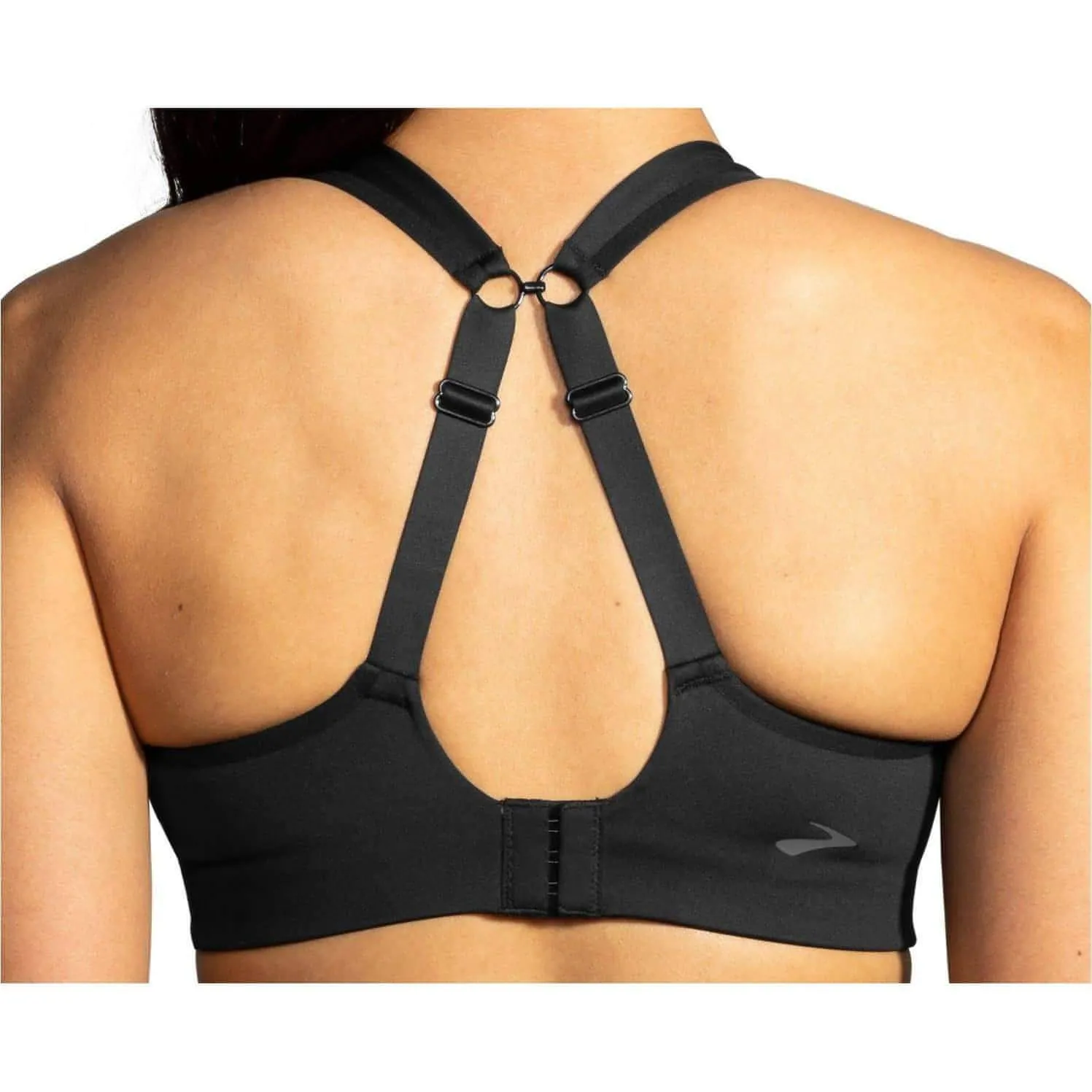 Brooks Drive Convertible Run Womens Sports Bra - Black