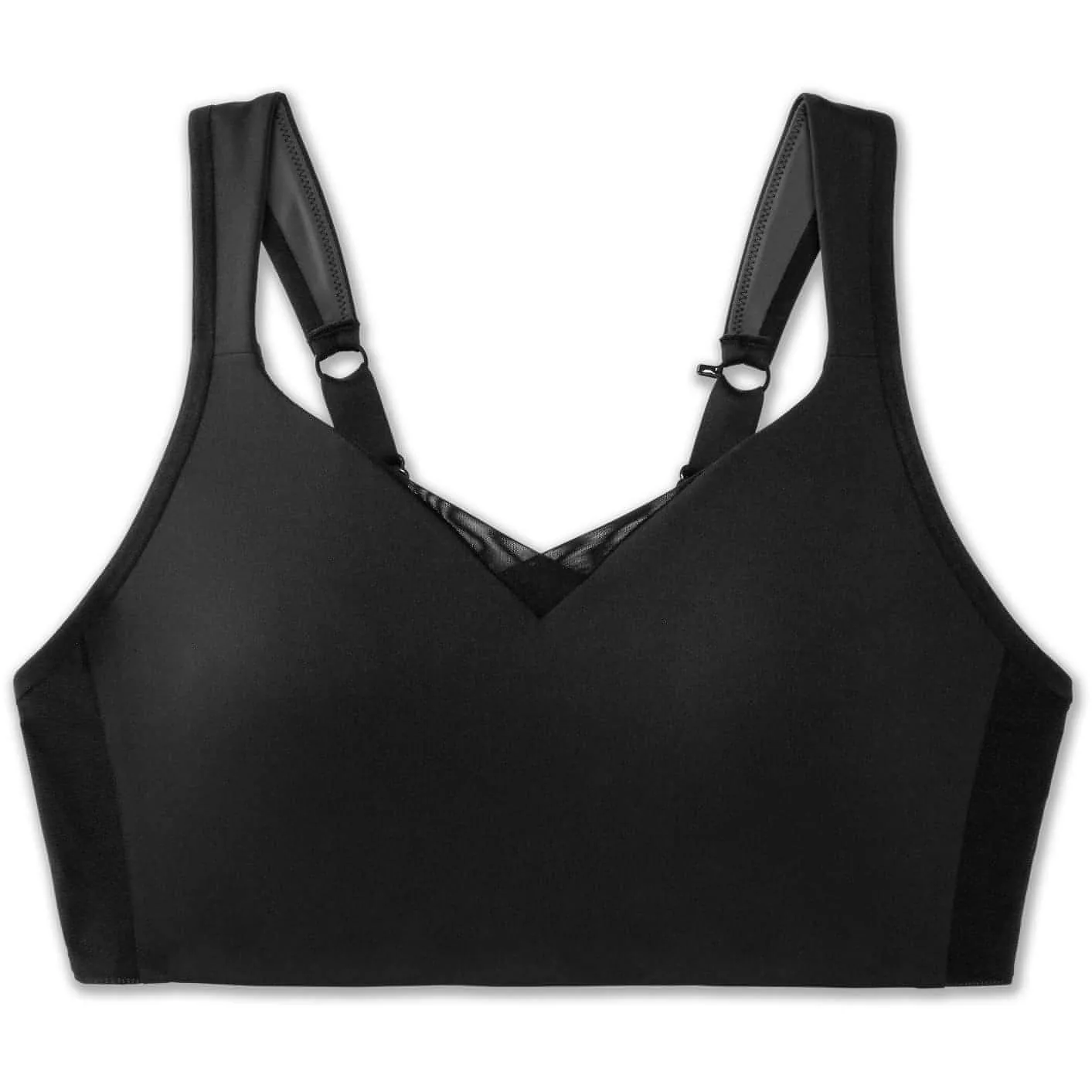 Brooks Drive Convertible Run Womens Sports Bra - Black