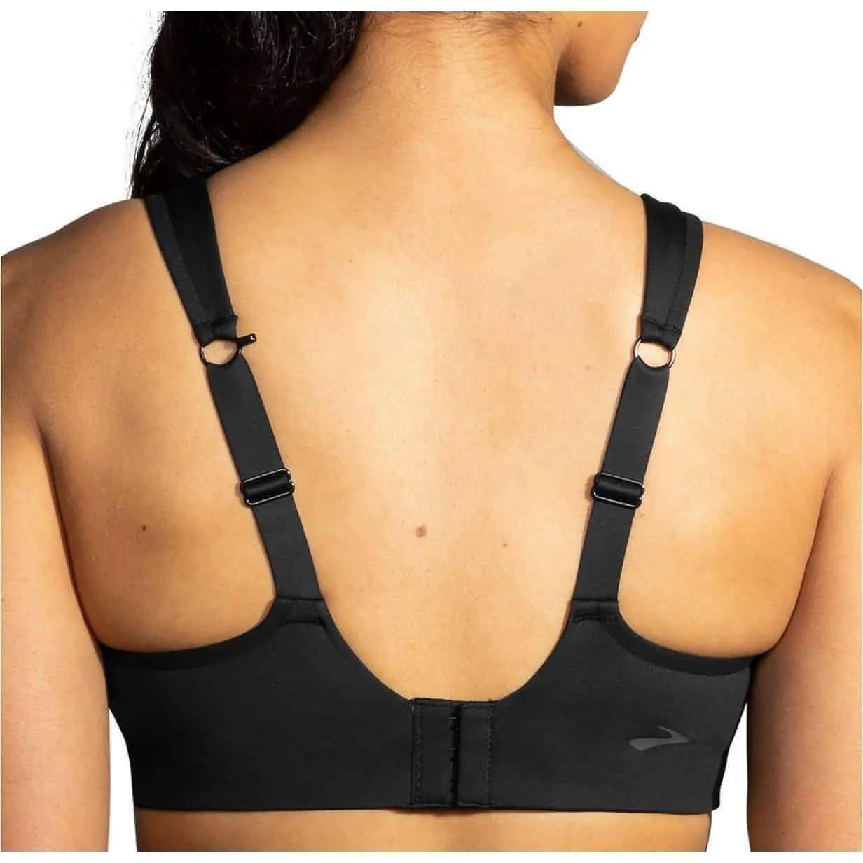 Brooks Drive Convertible Run Womens Sports Bra - Black