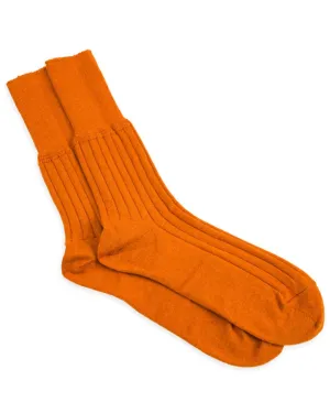 Cashmere Rib Socks - Sunset