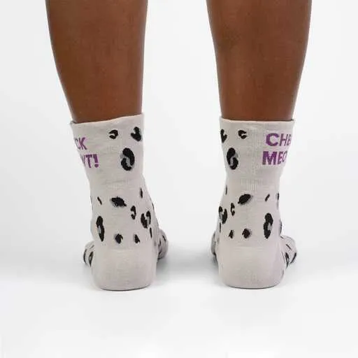 Check Meowt Cuff Socks