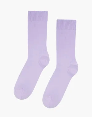 Classic Organic Sock - Soft Lavender