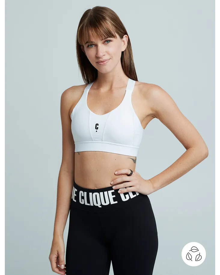 Clique Contour Bra - White