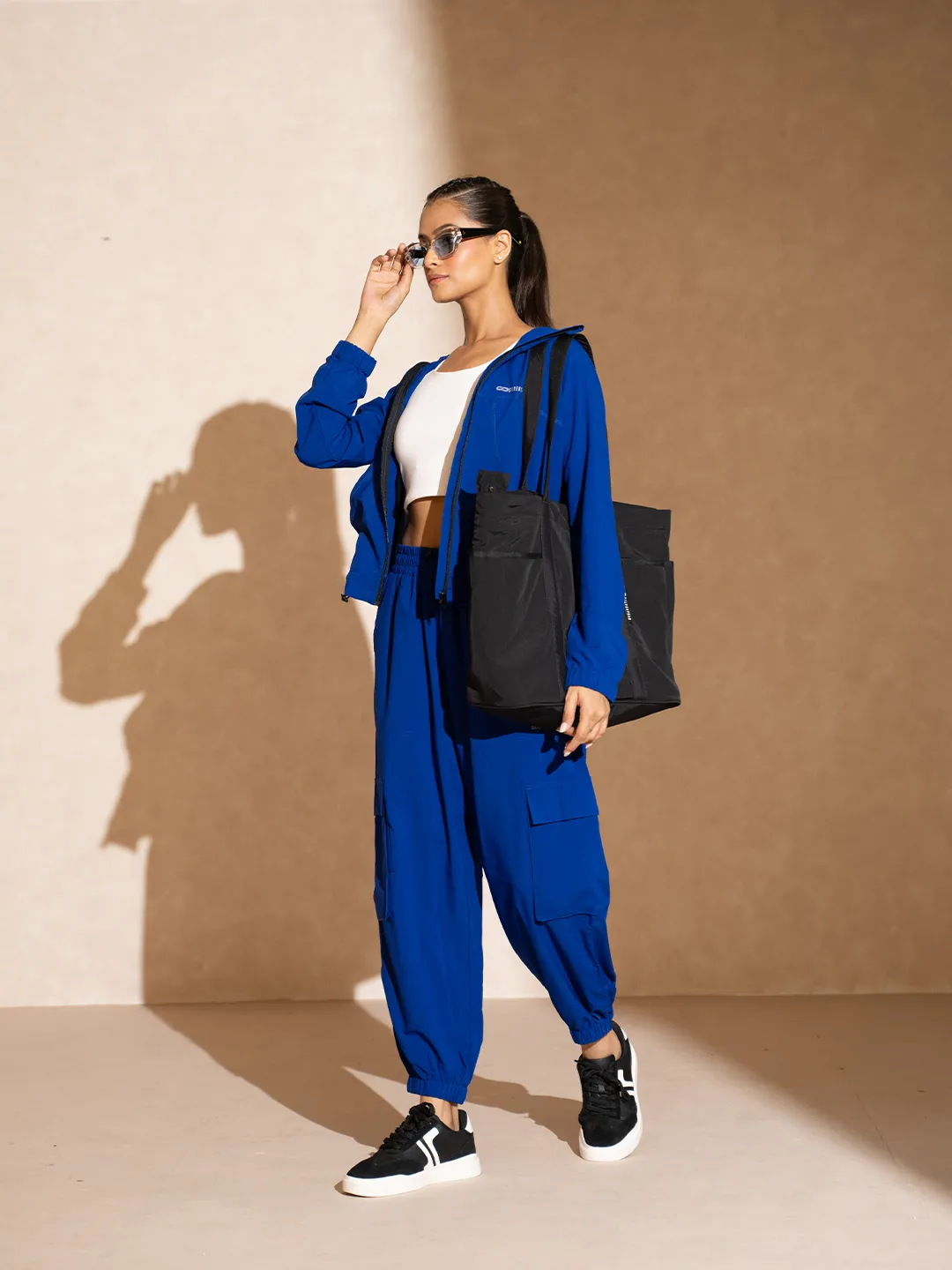 Cobalt Blue Tracker Cargo Pants & Cargo Jacket