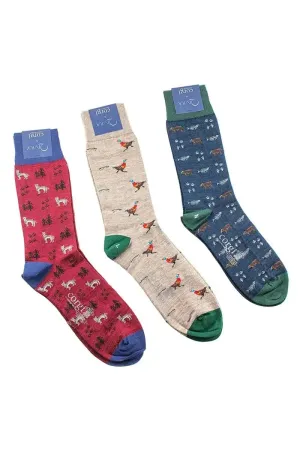 Corgi Woman Socks Bison, Cashmere & Silk