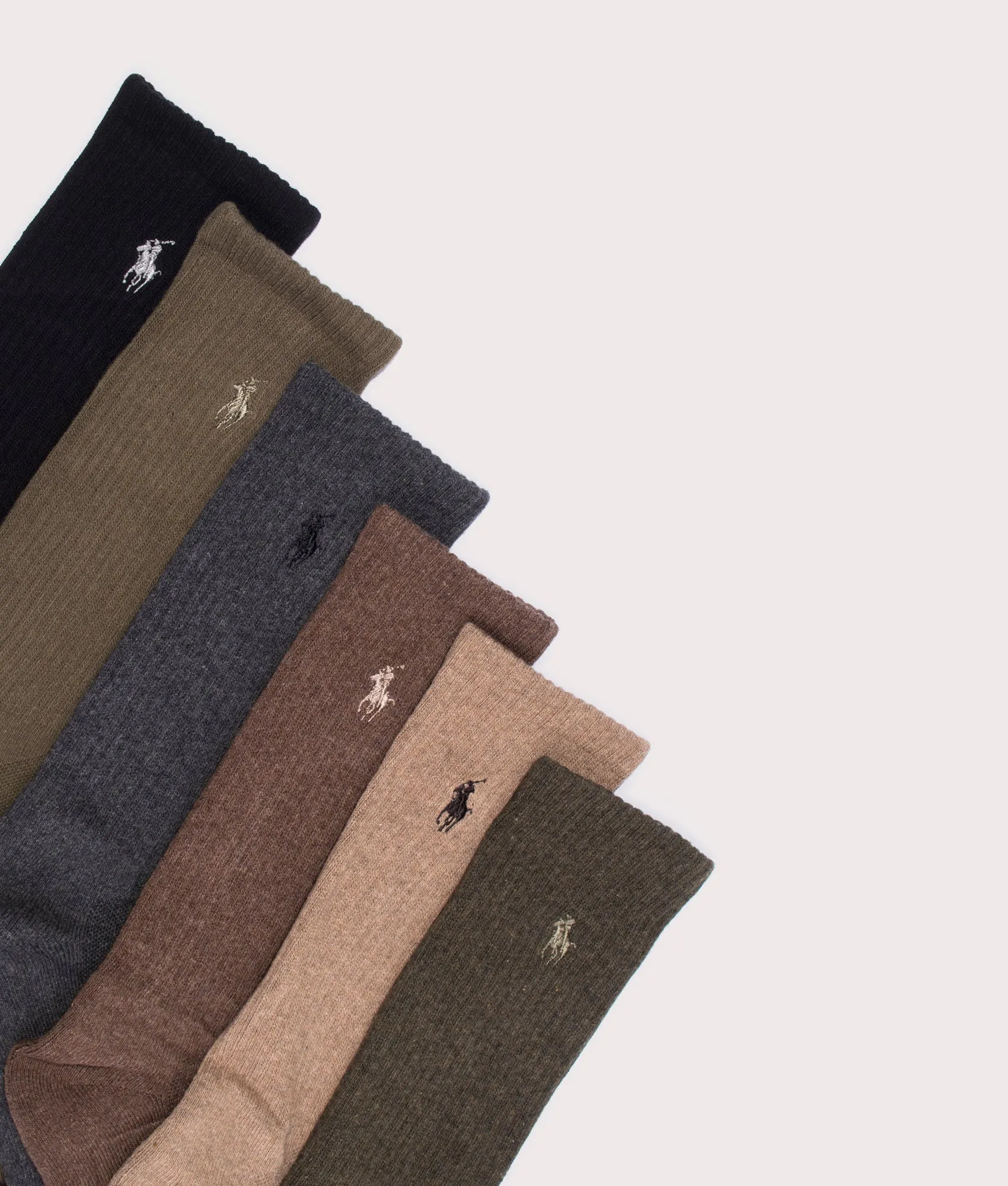 Cotton Blend Crew Sock 6-Pack