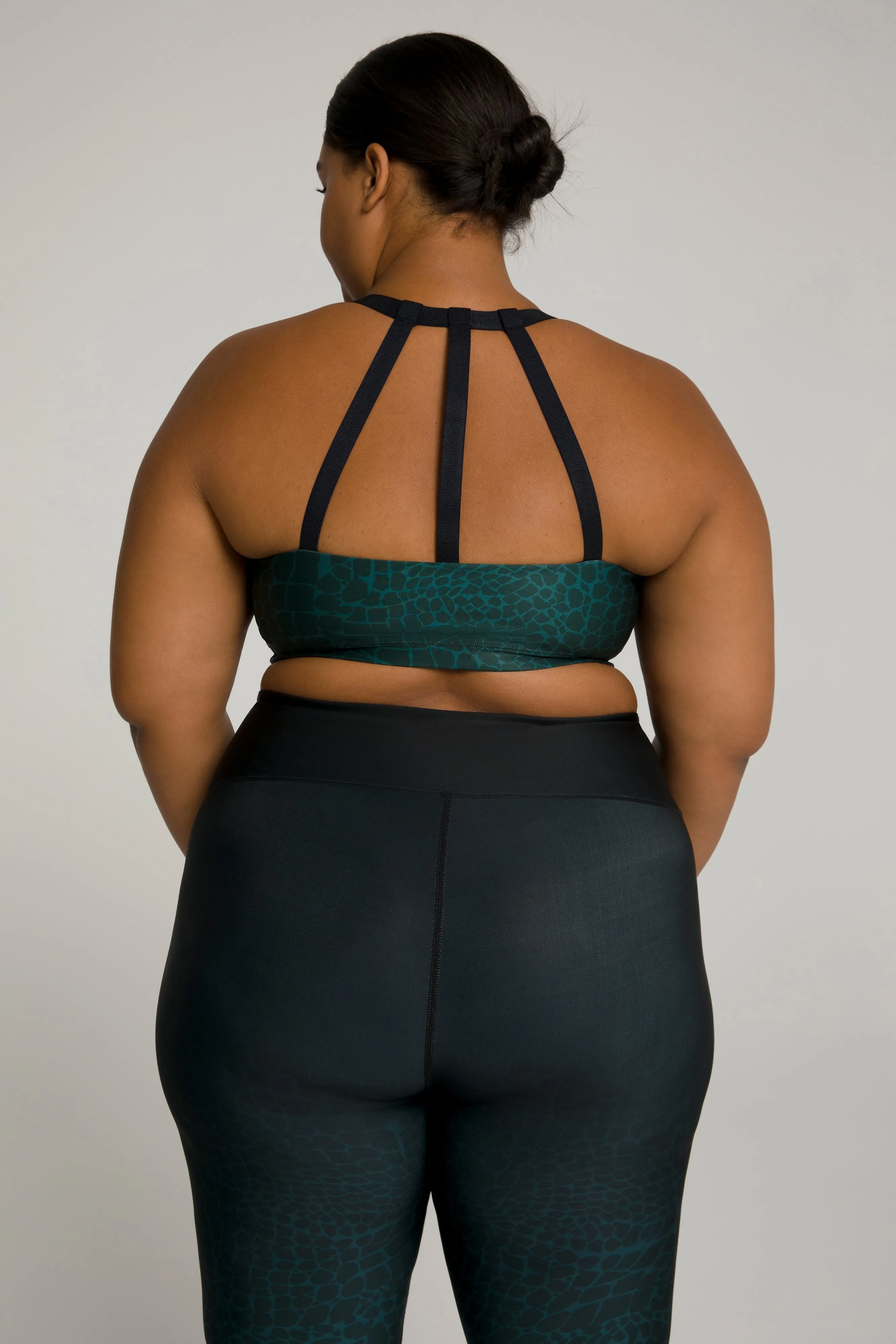 CROC TRIPLE BACK BRA | EMERALD CROC002