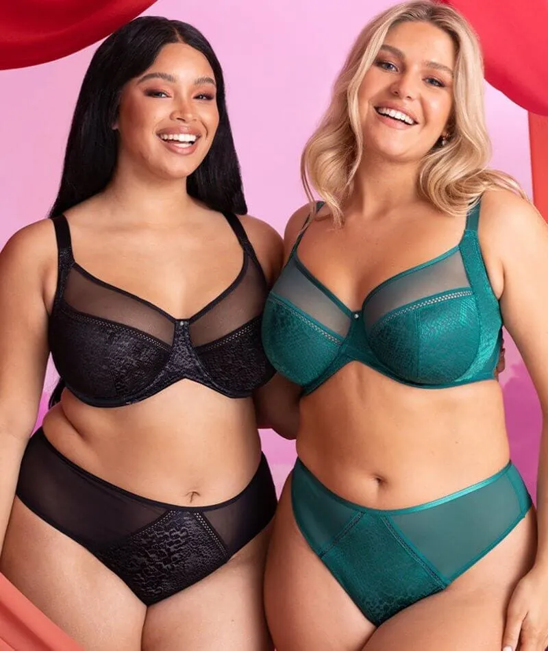 Curvy Kate Amaze Balcony Bra - Verdigris Green