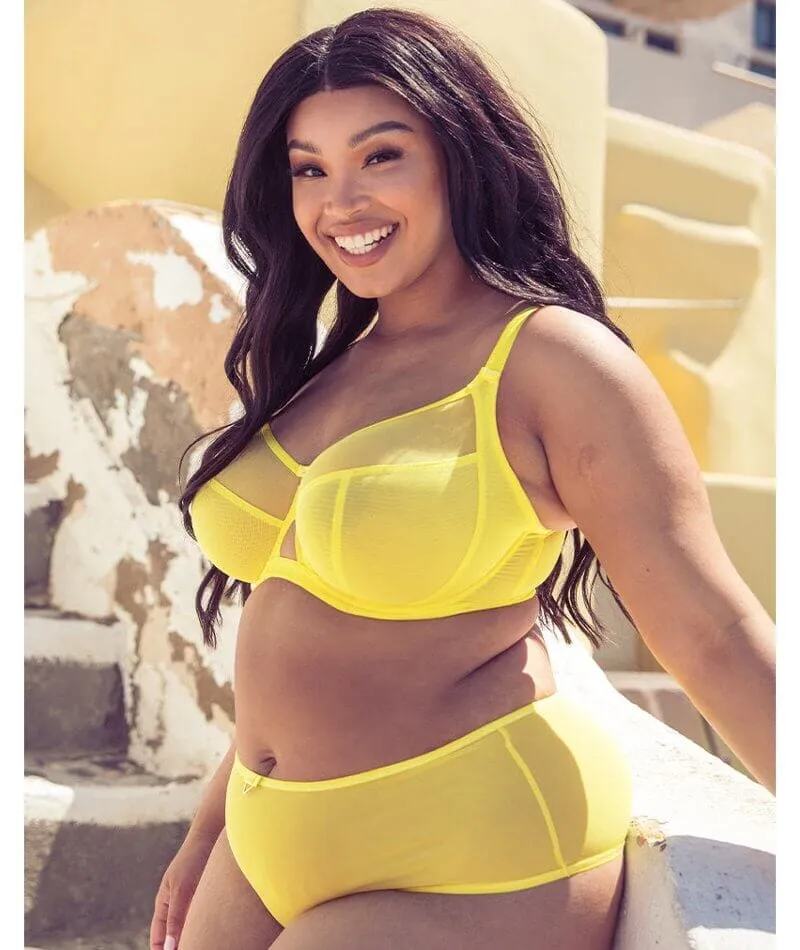 Curvy Kate Victory Balcony Bra - Citron Yellow