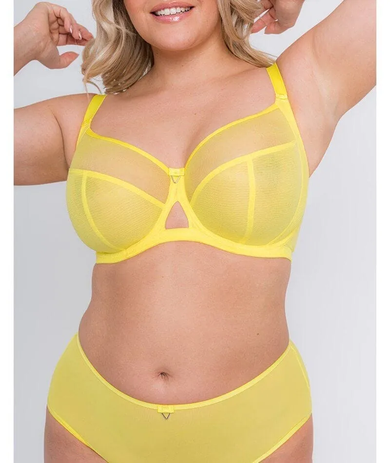 Curvy Kate Victory Balcony Bra - Citron Yellow