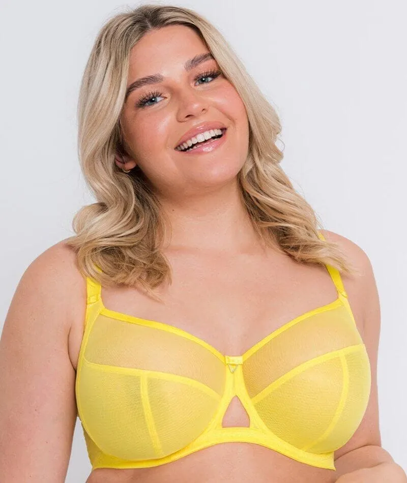 Curvy Kate Victory Balcony Bra - Citron Yellow