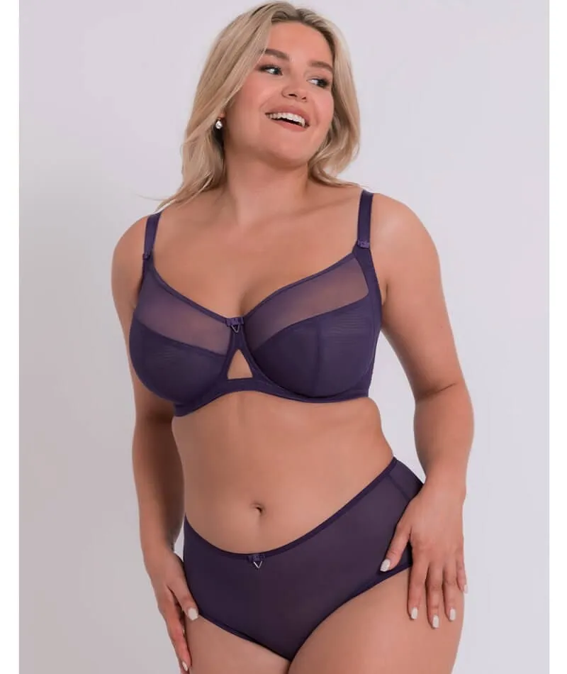 Curvy Kate Victory Balcony Bra  - Deep Purple