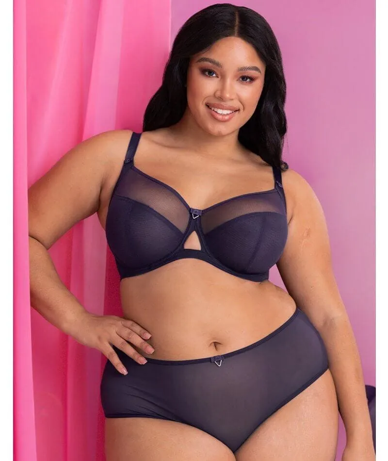 Curvy Kate Victory Balcony Bra  - Deep Purple