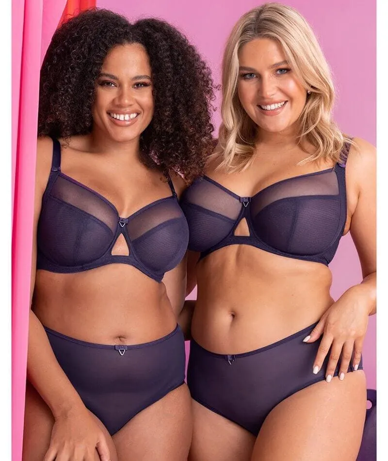 Curvy Kate Victory Balcony Bra  - Deep Purple