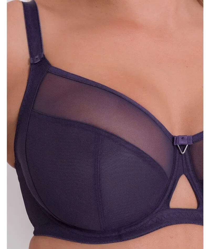 Curvy Kate Victory Balcony Bra  - Deep Purple