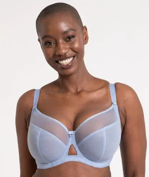 Curvy Kate Victory Balcony Bra  - Periwinkle Blue