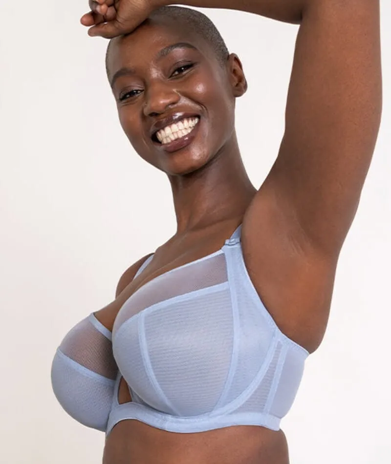 Curvy Kate Victory Balcony Bra  - Periwinkle Blue