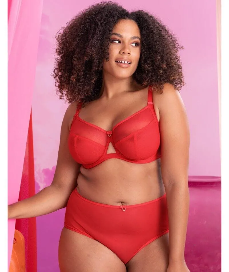 Curvy Kate Victory Balcony Bra - Poppy Red