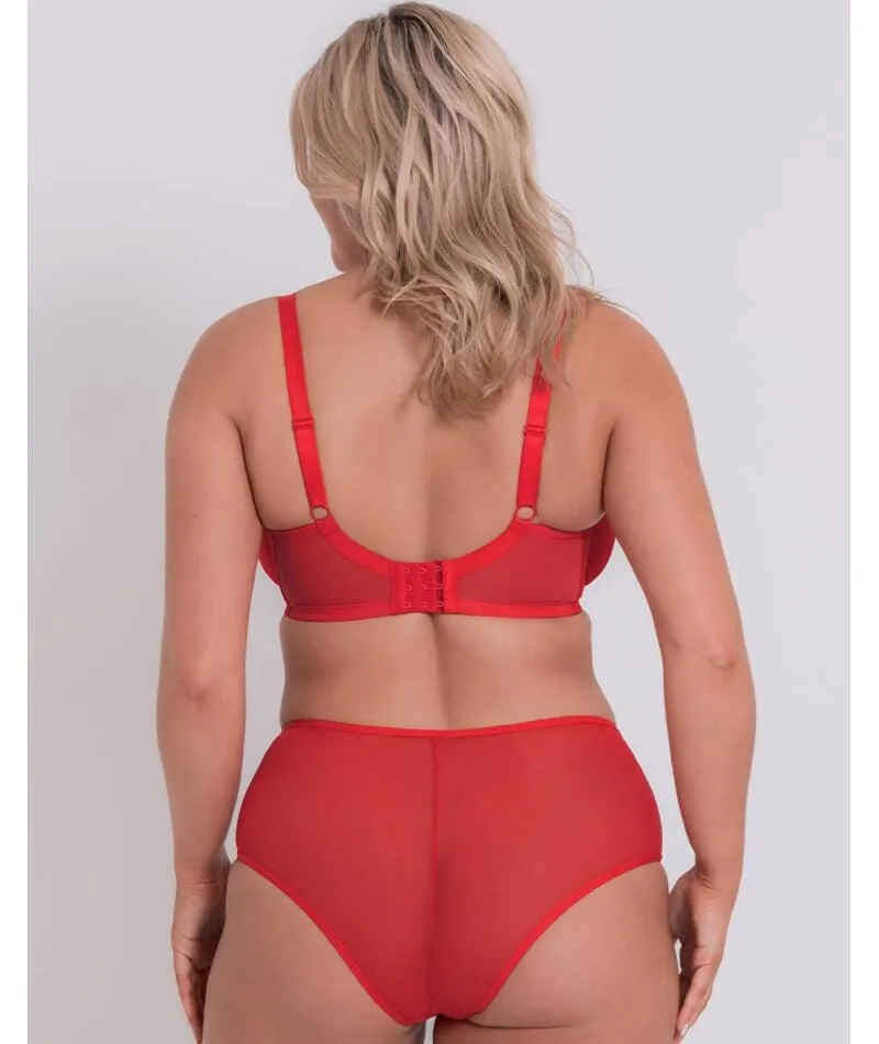 Curvy Kate Victory Balcony Bra - Poppy Red