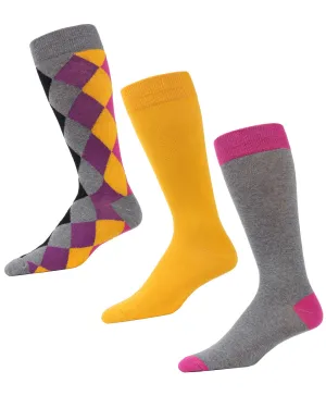 Diamondlap Cotton Blend Crew Sock 3 Pack