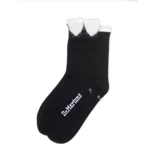 Dr Martens Heart Detail Cotton Blend Socks Black White