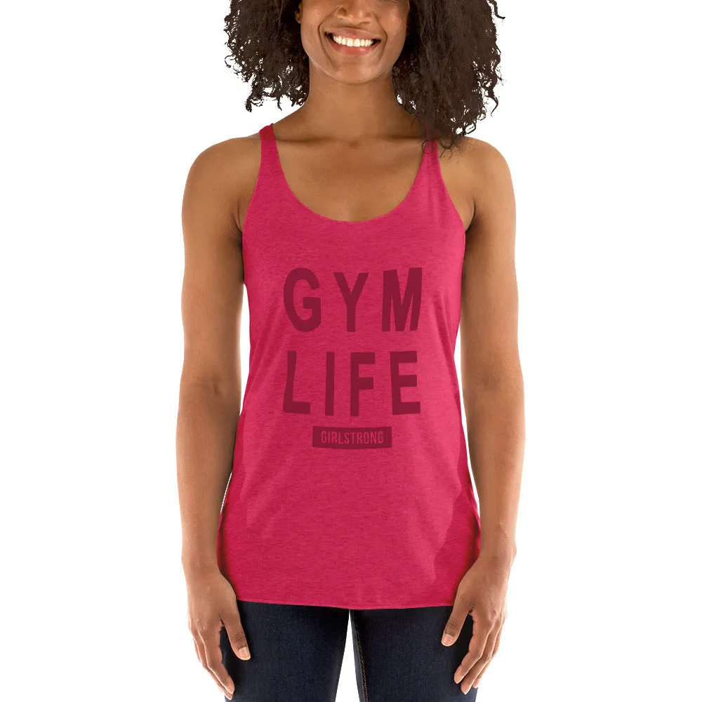 ELEVATED SCULPT RACERBACK PINK TANK TOP FOR WOMEN - GYM LIFE