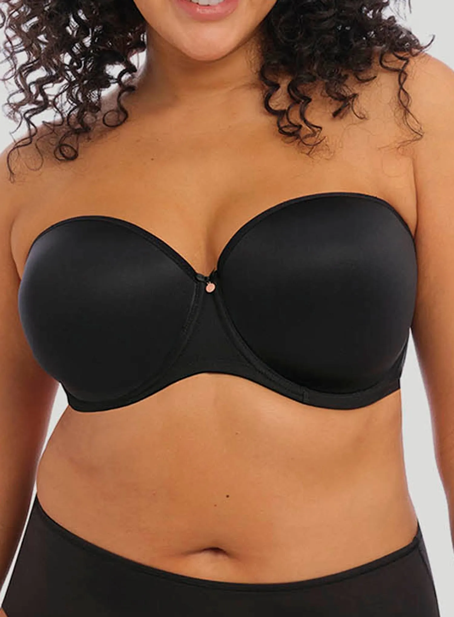 Elomi: Elomi Smooth Moulded Strapless Bra Black