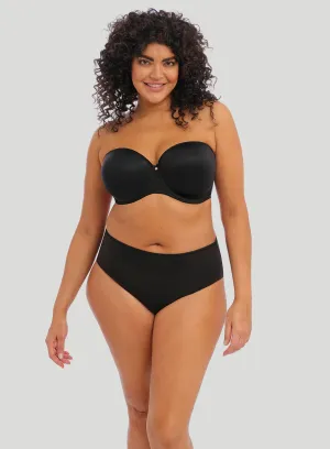 Elomi: Elomi Smooth Moulded Strapless Bra Black