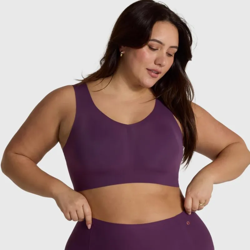 Evelyn & Bobbie Defy Bra Plum