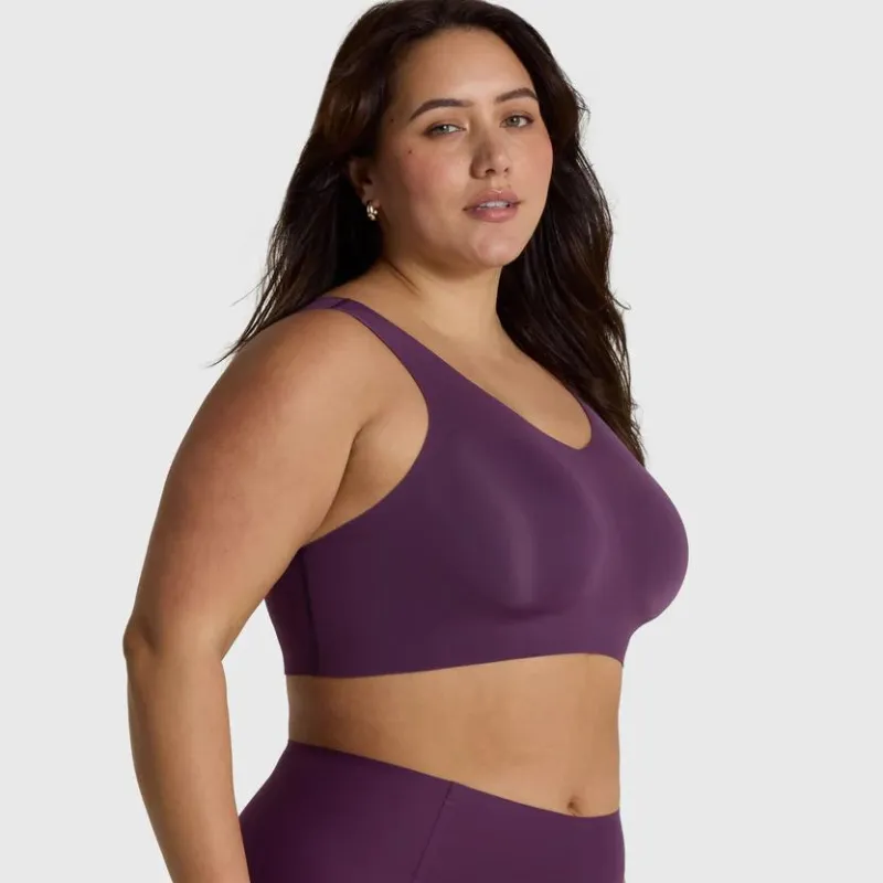 Evelyn & Bobbie Defy Bra Plum