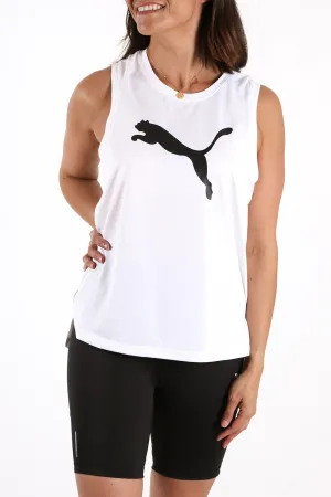 Favourite Cat Muscle Training Tank Puma White