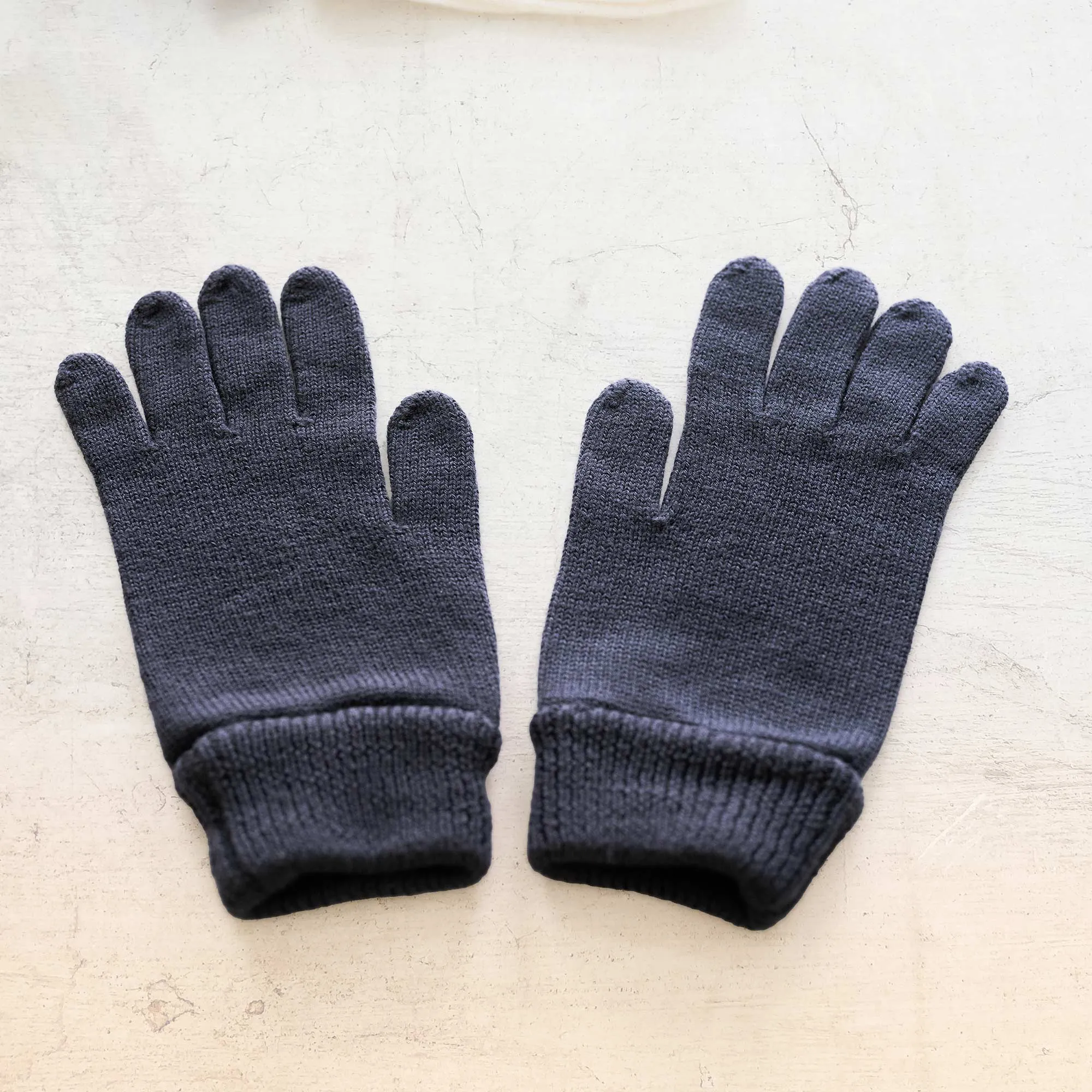 FINLAND Elastic-free Warm 100% Organic Merino Wool Gloves (No Latex, No Polyester, No polyamide, No Nylon, No Plastic, No Synthetics) (100% Biodegradable)