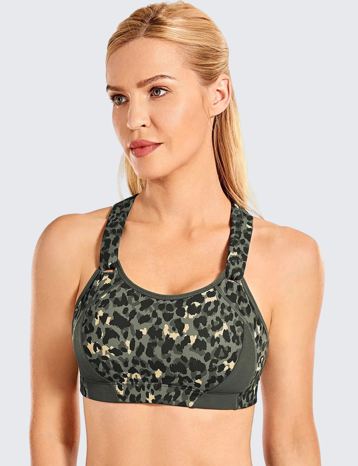 Front Adjustable High Impact Running Sports Bra A214