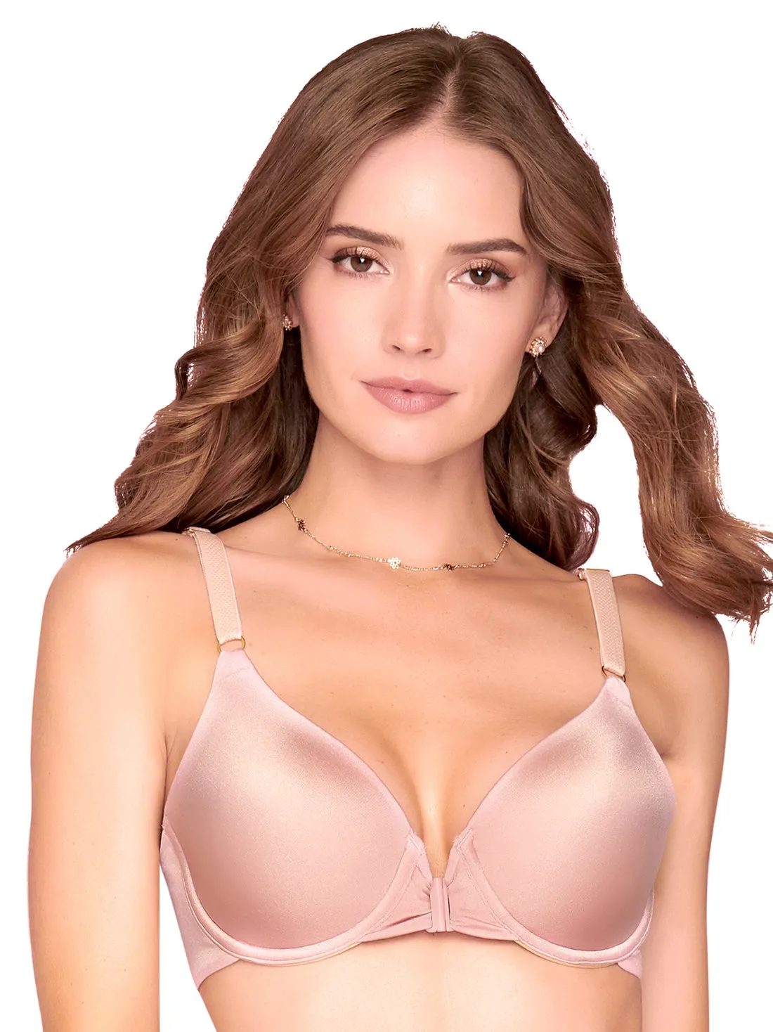 Full Coverage Front Clasp Bra 7472