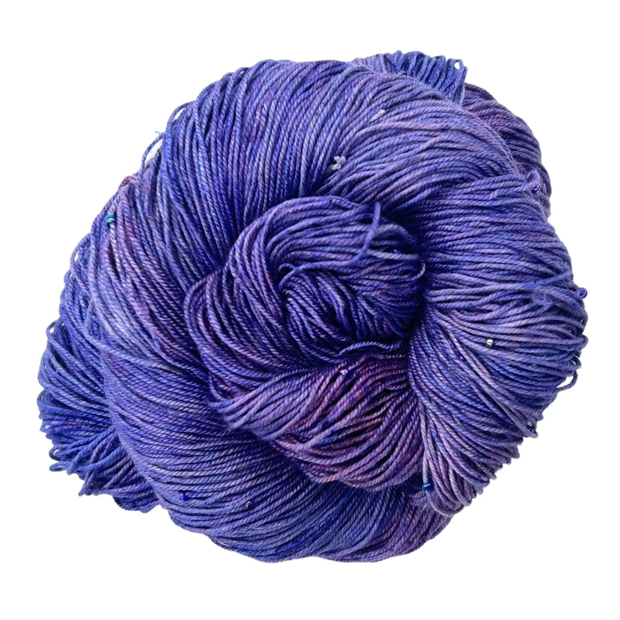 Hand Beaded Silk Yarn