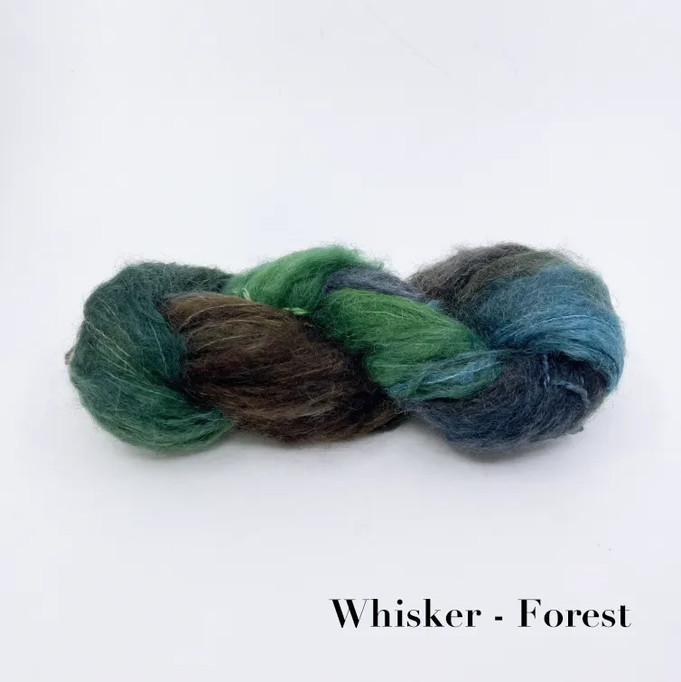 Hand dyed wools - L'Atelier de Hand Maiden et Fleece Artist 